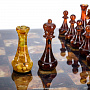 Шахматный ларец с янтарными фигурами 45х45 см, фотография 5. Интернет-магазин ЛАВКА ПОДАРКОВ