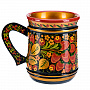 Кружка с росписью. Хохлома, фотография 3. Интернет-магазин ЛАВКА ПОДАРКОВ