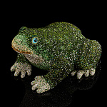 Скульптура с хрустальными стразами "Лягушка"