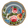 Поднос с авторской росписью "Цветы" 17х17 см, фотография 3. Интернет-магазин ЛАВКА ПОДАРКОВ