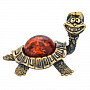 Статуэтка с янтарем "Черепаха в шляпе", фотография 5. Интернет-магазин ЛАВКА ПОДАРКОВ