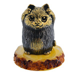 0058529/2351 Сувенир Кот Не слышу (белый)