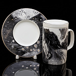 Чайная пара 400 мл "Черный мустанг". Форма Топ. ИФЗ