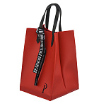 Подарочный пакет-упаковка из экокожи "Р" 18х18х26 см