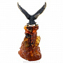 Скульптура на подставке из янтаря "Орел", фотография 4. Интернет-магазин ЛАВКА ПОДАРКОВ