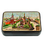 Шкатулка с художественной росписью "Москва. Лето", фотография 1. Интернет-магазин ЛАВКА ПОДАРКОВ