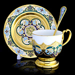 0011243/2 Златоуст Набор Кофейный "ЛАНДЫШ" Эмаль, в П/У