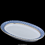 Блюдо овальное "Кобальтовая сетка". Форма "Молодежная". ИФЗ, фотография 2. Интернет-магазин ЛАВКА ПОДАРКОВ