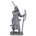 0080239 Олов.миниатюра некраш. 6-11мм Московский стрелец, 17 век