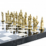 Шахматы из камня с бронзовыми фигурами "Русские", фотография 3. Интернет-магазин ЛАВКА ПОДАРКОВ
