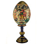 Пасхальное яйцо на подставке "Зимние забавы", фотография 7. Интернет-магазин ЛАВКА ПОДАРКОВ