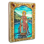 Икона "Целитель Пантелеймон" 15х20 см, фотография 3. Интернет-магазин ЛАВКА ПОДАРКОВ