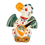 0072152 Фарфор Скльптура ДРАКОН С БАЛАЛАЙКОЙ h9 см