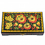 Шкатулка "Золотые цветы". Хохлома, фотография 3. Интернет-магазин ЛАВКА ПОДАРКОВ