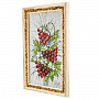 Панно в янтарной раме "Букет цветов" 27х18 см, фотография 1. Интернет-магазин ЛАВКА ПОДАРКОВ