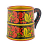 Кружка с росписью. Хохлома, фотография 2. Интернет-магазин ЛАВКА ПОДАРКОВ
