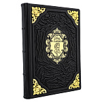 201307 Книга "Омар Хайям"корич, кож. переплет, ручная работа