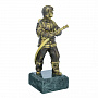 139334 Бронза Скульптура "Пожарный", фотография 3. Интернет-магазин ЛАВКА ПОДАРКОВ