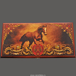 -40*20см  НАРДЫ подарочные "ВОРОНОЙ" (102s)