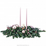 Новогодняя композиция с двумя свечами, фотография 6. Интернет-магазин ЛАВКА ПОДАРКОВ