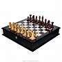 Подарочные шахматы с фигурами ручной работы "Стаунтон" 48х48 см, фотография 1. Интернет-магазин ЛАВКА ПОДАРКОВ