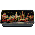 Шкатулка из папье-маше "Москва. Кремль"