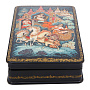 Шкатулка с художественной росписью "Была бы только тройка", фотография 3. Интернет-магазин ЛАВКА ПОДАРКОВ