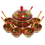 0021749 Хохлома Набор д/меда "Нектар" 14пр.(в/кат) 64200000014