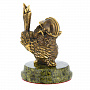 Бронзовая статуэтка "Сова-газовщик", фотография 2. Интернет-магазин ЛАВКА ПОДАРКОВ