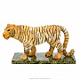 Скульптура из натурального камня "Тигр". Ангидрит, змеевик, фотография 1. Интернет-магазин ЛАВКА ПОДАРКОВ