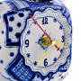 Часы настольные фарфоровые "Подушка" Фарфор Гжель, фотография 4. Интернет-магазин ЛАВКА ПОДАРКОВ