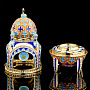 Шкатулка "Мечеть" с часами. Традиции Фаберже, фотография 3. Интернет-магазин ЛАВКА ПОДАРКОВ