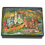 Шкатулка с художественной росписью "Московский Кремль", фотография 3. Интернет-магазин ЛАВКА ПОДАРКОВ