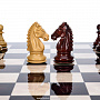 Подарочные шахматы с фигурами ручной работы "Стаунтон" 48х48 см, фотография 6. Интернет-магазин ЛАВКА ПОДАРКОВ