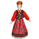 0029275 Кукла "Красна девица".Девушка в праздничном костюме. К.19в.Москов.губ." 0157/023