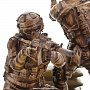 Деревянная резная скульптура "Солдаты ССО". Высота 53 см, фотография 9. Интернет-магазин ЛАВКА ПОДАРКОВ
