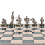 Шахматы с фигурами из бронзы "Европа" 48х48 см, фотография 3. Интернет-магазин ЛАВКА ПОДАРКОВ