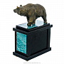 Часы из натурального камня "Медведь". Златоуст, фотография 4. Интернет-магазин ЛАВКА ПОДАРКОВ
