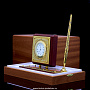 Настольный набор с часами и ручкой. Златоуст, фотография 9. Интернет-магазин ЛАВКА ПОДАРКОВ