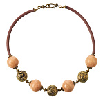 Колье из натурального камня