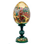 Пасхальное яйцо на подставке "Московские гуляния. Храм Василия Блаженного", фотография 4. Интернет-магазин ЛАВКА ПОДАРКОВ
