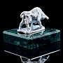 Статуэтка на камне "Бык" (серебро 875*), фотография 4. Интернет-магазин ЛАВКА ПОДАРКОВ