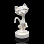 Скульптура из кости "Хитрый кот", фотография 1. Интернет-магазин ЛАВКА ПОДАРКОВ