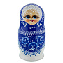 Матрешки "Зимние узоры" 5 мест, фотография 2. Интернет-магазин ЛАВКА ПОДАРКОВ