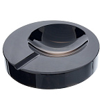 /002 025 Нат.камень Обсидиан Пепельница 12см