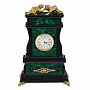 Часы каминные из малахита "Тигры", фотография 4. Интернет-магазин ЛАВКА ПОДАРКОВ