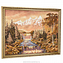 Картина янтарная "Водопад в горах" 60х80 см, фотография 2. Интернет-магазин ЛАВКА ПОДАРКОВ