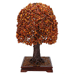 0059164-НП Сувенир ДЕРЕВО ДЕНЕЖНОЕ "ШАРОВИДНАЯ КРОНА"  на подставке 40*40*90*60см