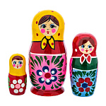 Матрешка "Традиционная" 3 места