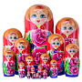 Матрешка интерьерная "Майдановская" 20 мест, фотография 2. Интернет-магазин ЛАВКА ПОДАРКОВ